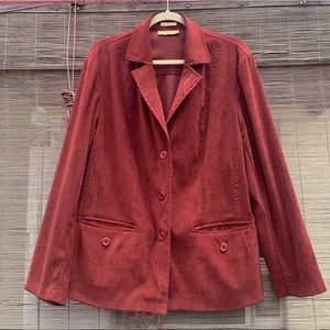 Burnt Red Blazer